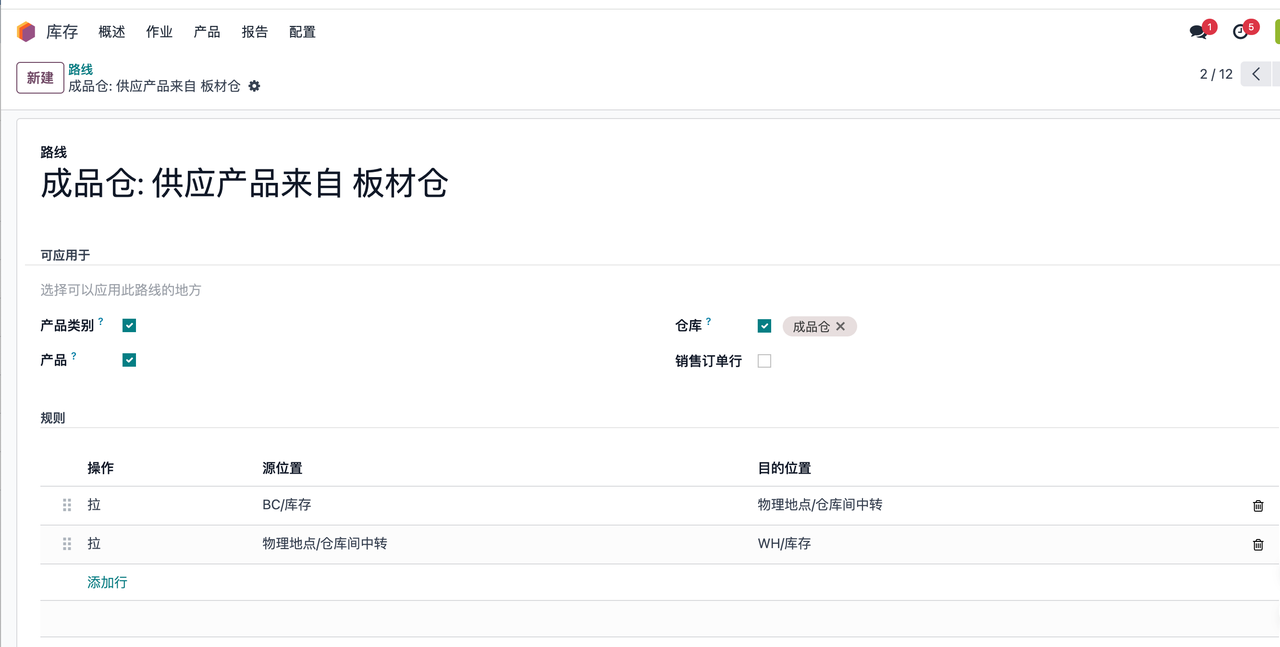 MTO-成品仓高级路线